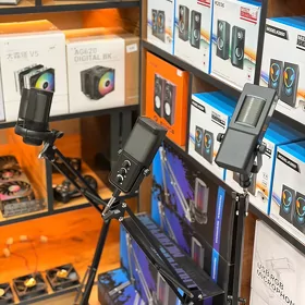 Микрофон с кронштейном RGB