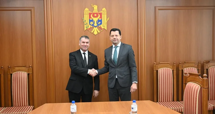 Türkmenistanyň Ilçisi Moldowa Respublikasynyň DIM-iniň Döwlet sekretary bilen duşuşdy