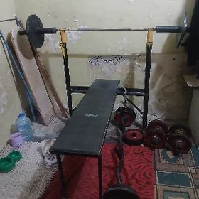 Штанга и гантели