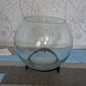 аквариум круглый 20л