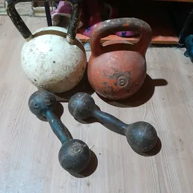 Гири, гантели