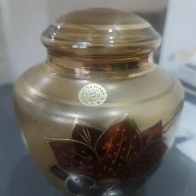 Чешское стекло Ваза