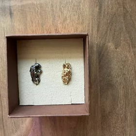 серьги золотые