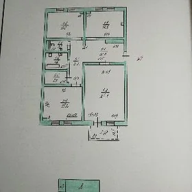 Эесинден Таслама 4/3этаж3комна