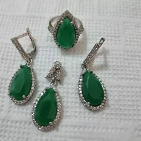 kümüş komplekt серебро