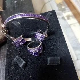 женские украшения из серебра