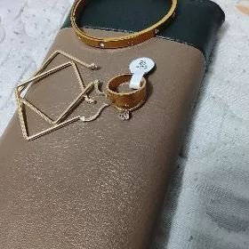серги браслет кольцо