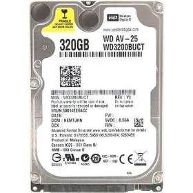 hdd 320 GB kiçisi 2,5"