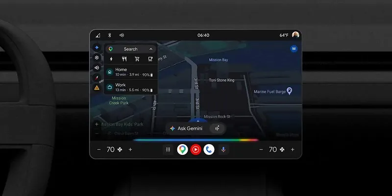 Google awtoulaglarda Assistant-yň deregine Gemini-ni girizer