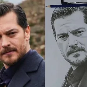galamda çekilen portret