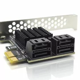 PCIe на 4 × SATA плата карта
