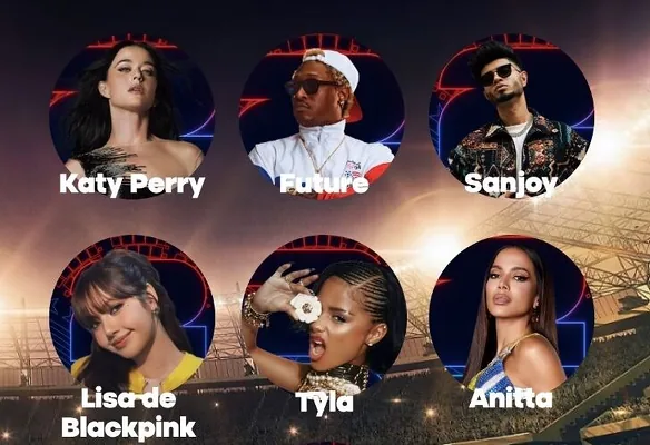 Futbol boýunça dünýä çempionatynyň açylyş dabarasynda Keti Perri, Future, Lisa we J Balvin çykyş eder