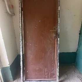 Дверь железная с рамой