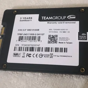 SSD 512GB taze