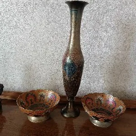 вазы  подсвечник и графиныСССР