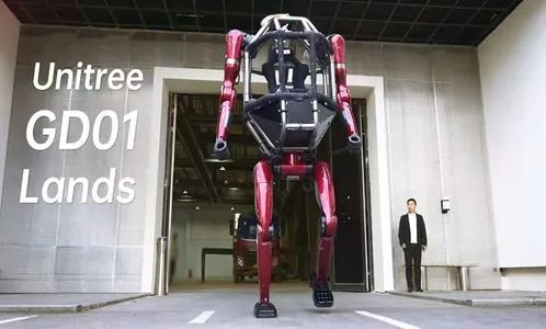 Unitree Robotics создала первого в мире пилотируемого робота-трансформера GD01