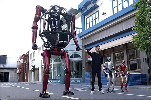Unitree Robotics создала первого в мире пилотируемого робота-трансформера GD01 - img 2