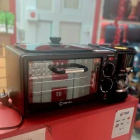 мини печь 3в1 новая