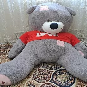 большой мягкий мишка б/у