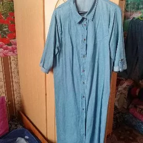 Джинсовое платье