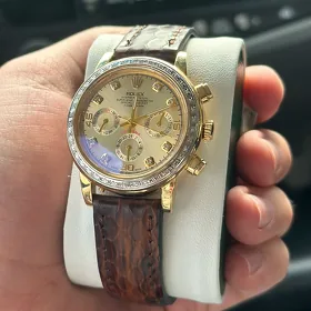 Rolex gyzyl sagat часы