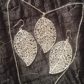 серебряный комплект