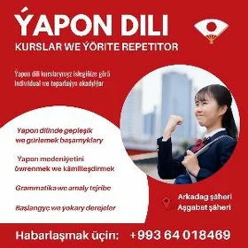 Ýapon dili kurs we repetitor