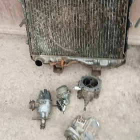 Radýator, Karberator, starter