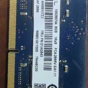 DDR4 8GB ram notebook