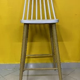 Barny stul plastik demir aýak