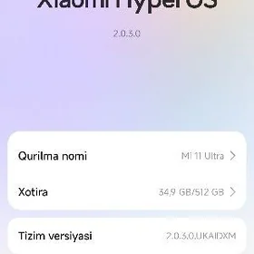 Xiyomi mi 11 ultra