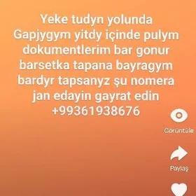 Gapjyk yitirdim