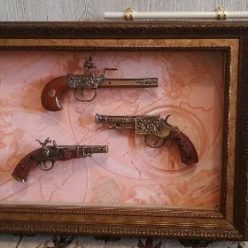 pistolet suwenir dekor kartina