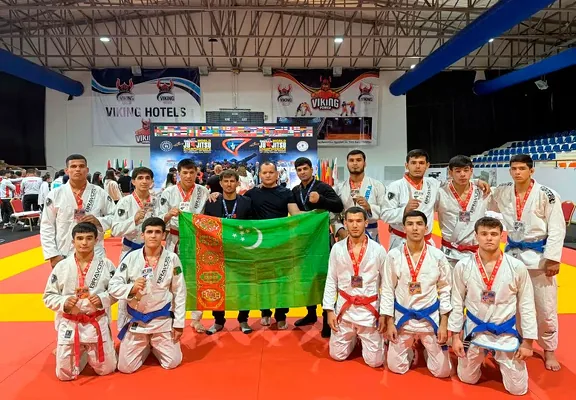 Türkmenistan 42 medal bilen jiu-jitsu boýunça dünýä çempionatynda birinji orny eýeledi