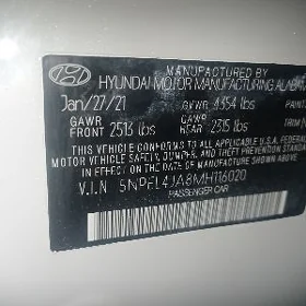 Hyundai Sonata 2021