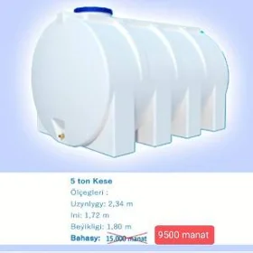 Ak kent suw bocka 5 ton 