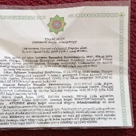 (довернест)ynanç haty