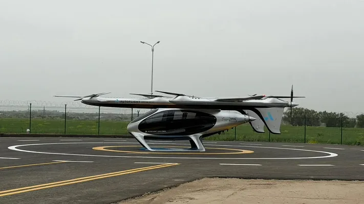 В Казахстане первыми в Центральной Азии испытали аэротакси eVTOL