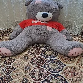 большой мягкий мишка б/у