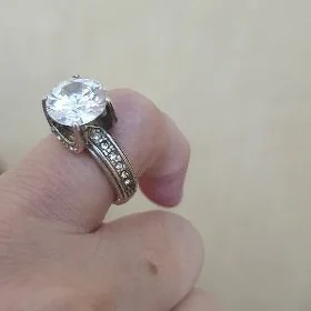 Кольцо серебро новое