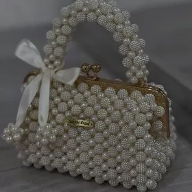 Сумочка из бусин шамбала