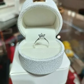 kümüş yuzuk tekdaş 925proba