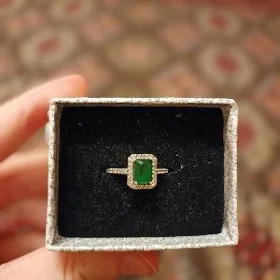 серебряное кольцо с церконием