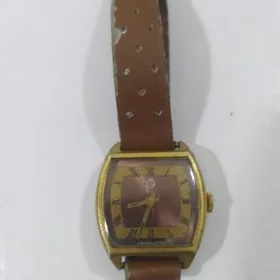 Часы Луч СССР 1970 позолоченые