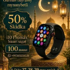 50% Skidka Smart Sagatlarda