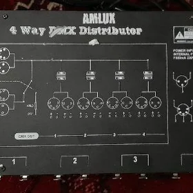 Amlux 4 way DMX distributor