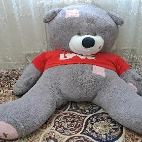 большой мягкий мишка б/у