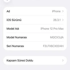 İPhone 12 pro max