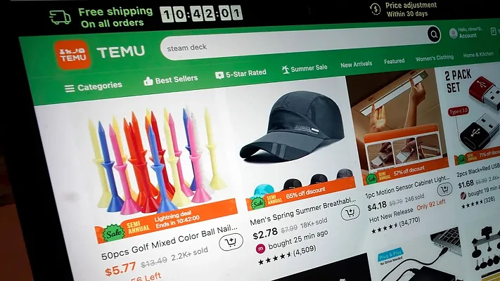 ÝB howply oýunjaklary sebäpli Temu internet dükanyna 200 million ýewro jerime saldy