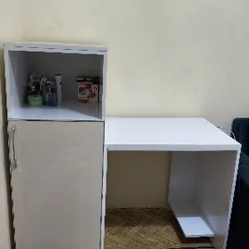 Kompýuter stol + şkaf